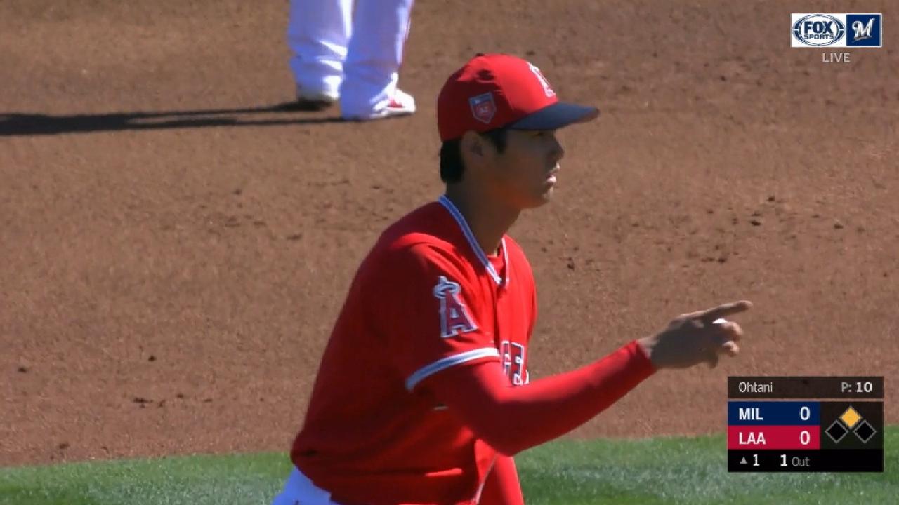 MLB spring training: Angels two-way player Shohei Ohtani a mixed