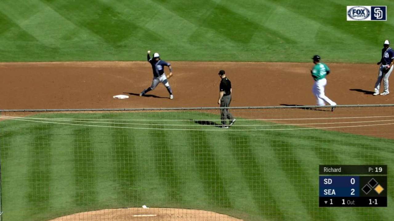 Padres Pirela Shows Promise At Second Base Mlb Com Pirela Shows Promise In 1st Appearance At 2b