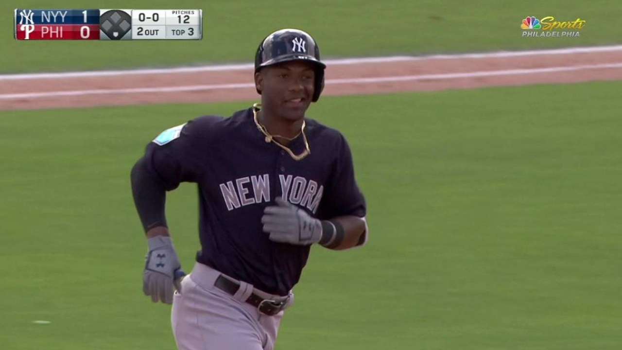 Miguel Andujar's two-run double, 09/21/2023