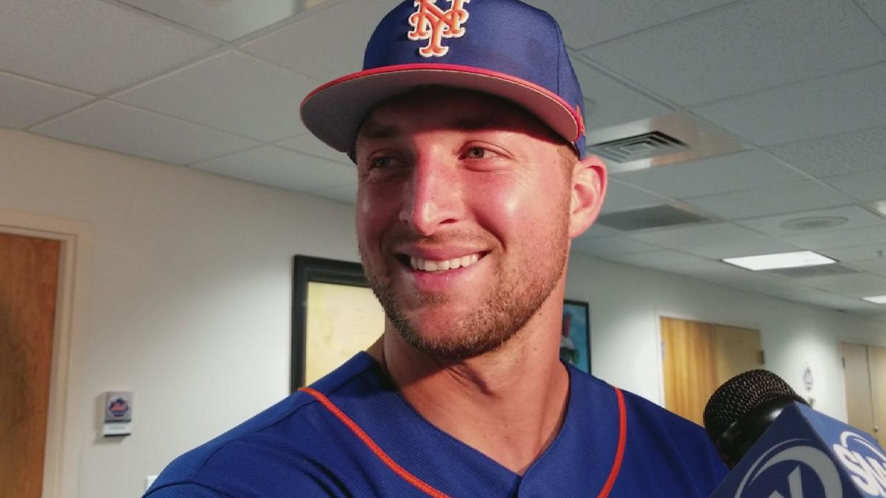 Tebow on starting at DH for Mets