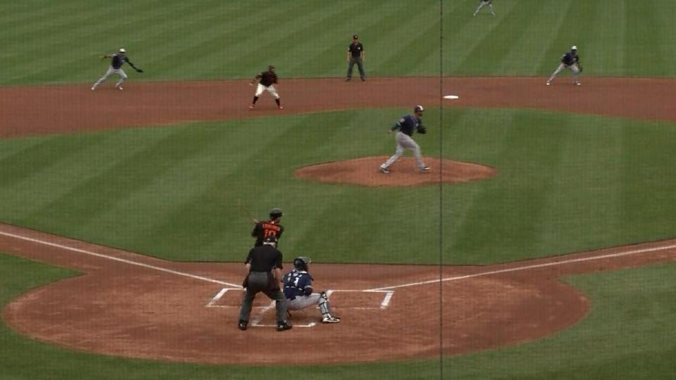 Longoria's RBI double