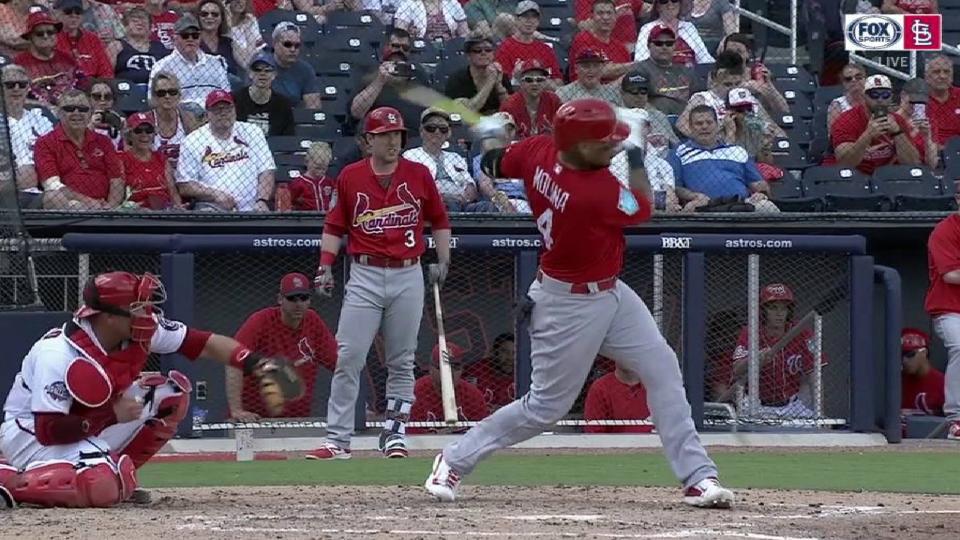 Molina's RBI single