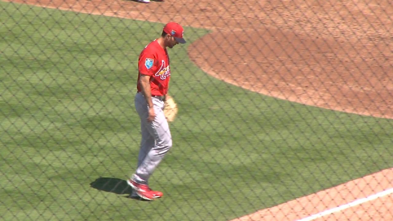 Wainwright strikes out three