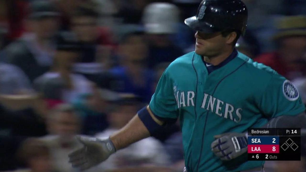 Mike Ford crushes his first HR in a month to make it 2-0 : r/Mariners