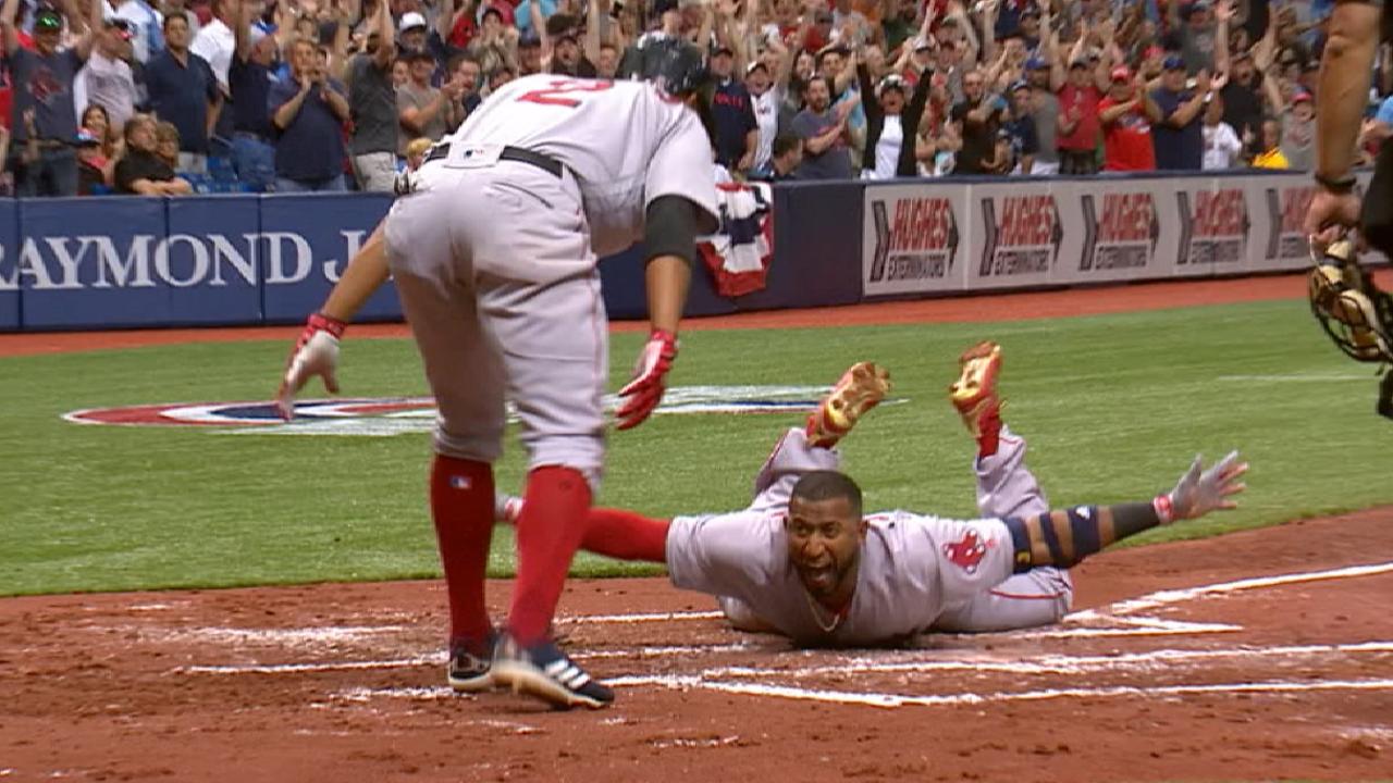 ヌニェスのランニングホームラン 野球の英語