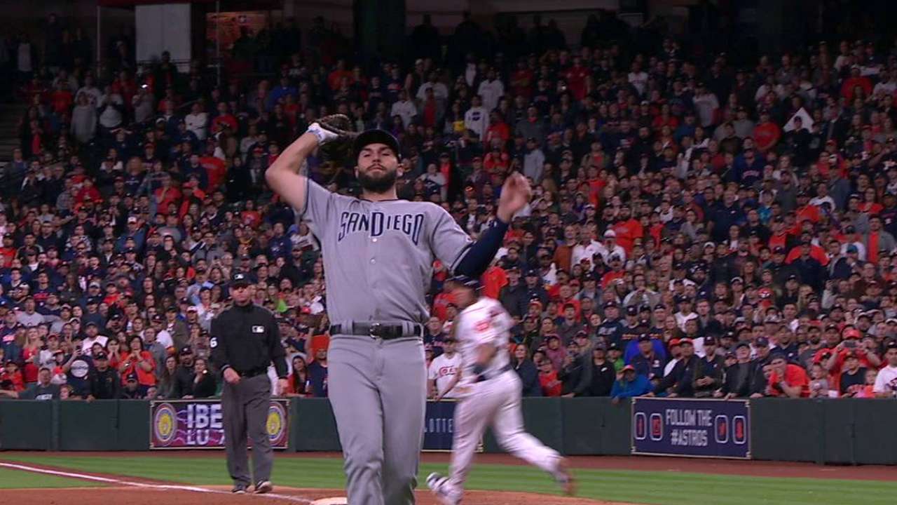 Astros win on Bregman's popup