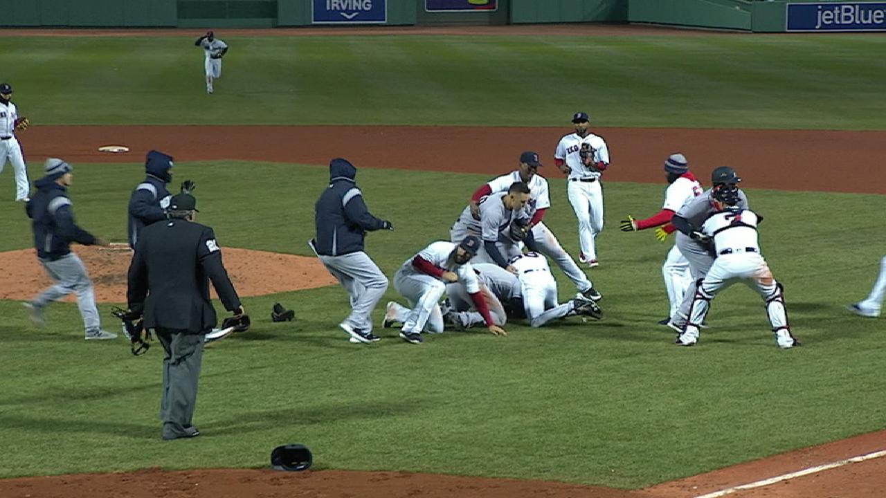 The Red Sox-Yankees brawl, in 12 photos