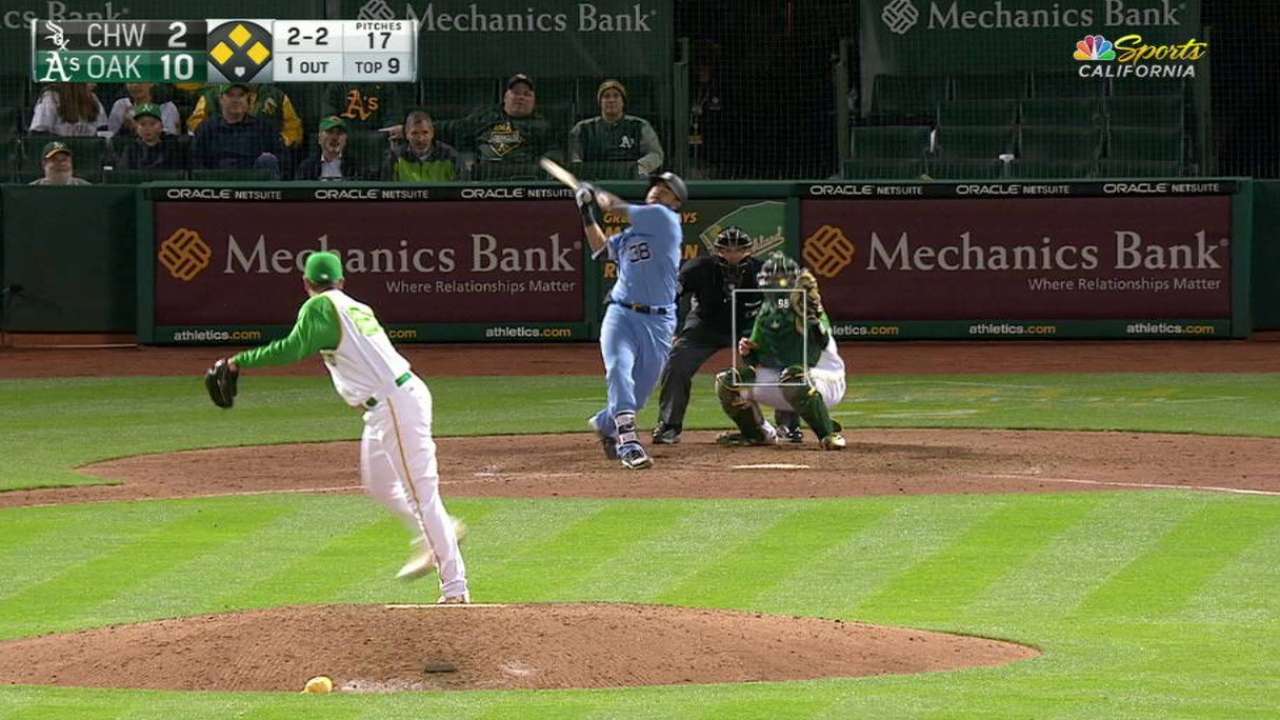 Trivino's first MLB K