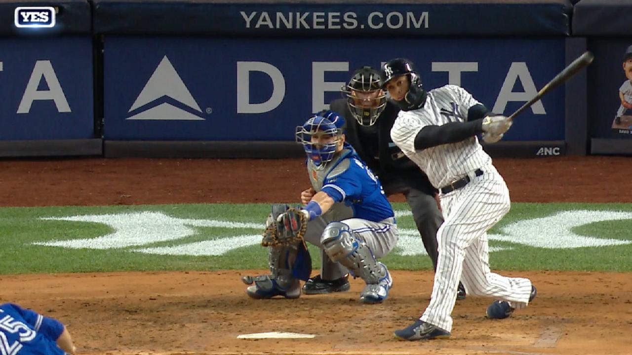 Giancarlo Stanton's rumored girlfriend watches Yankees implode
