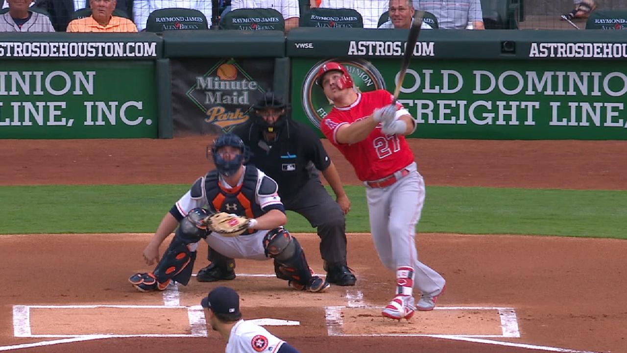 Trout's 10th home run