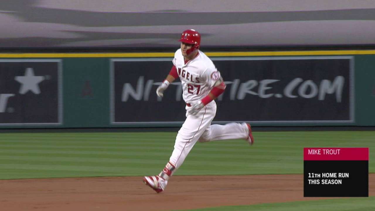 Video: Mike Trout swats his 250th career home run - NBC Sports