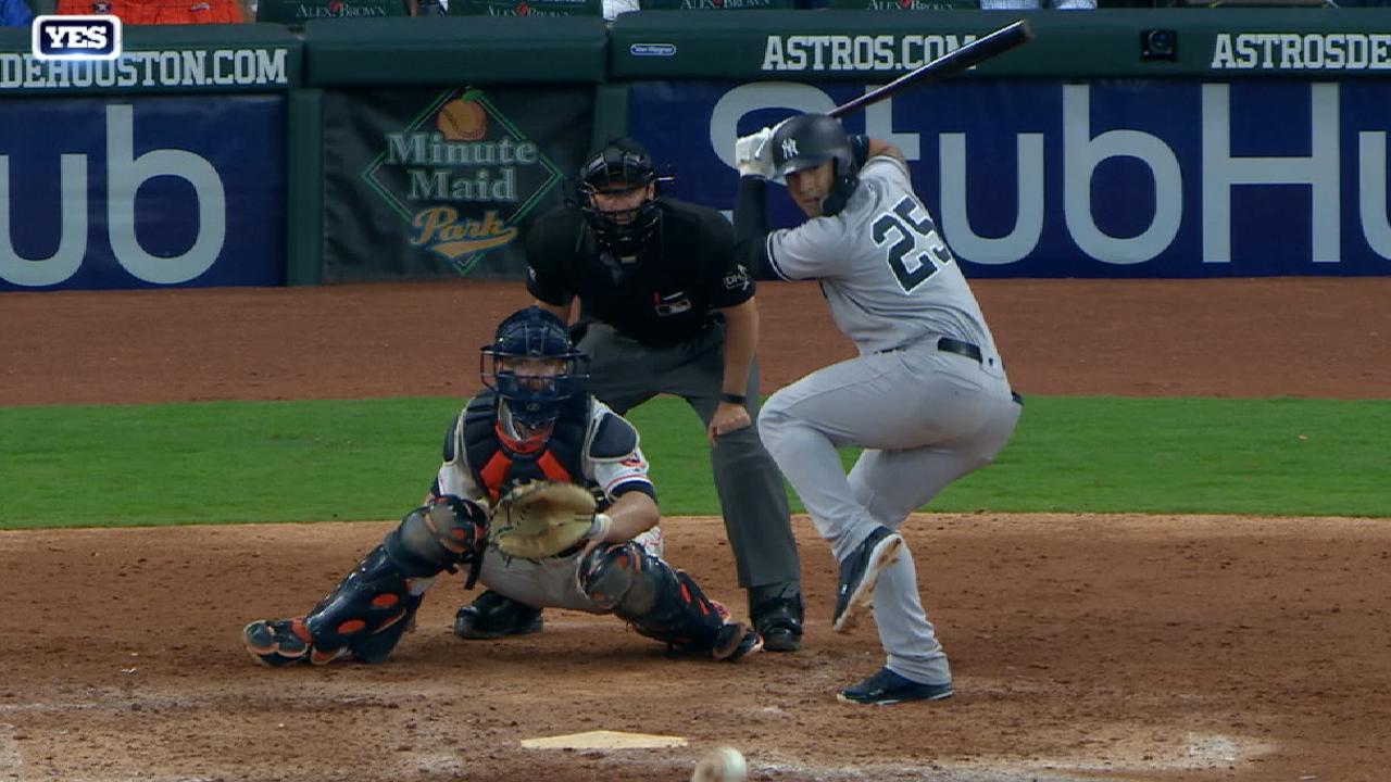 Hit empujador de Gleyber