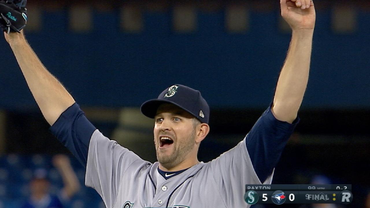 Every out from Paxton's no-no