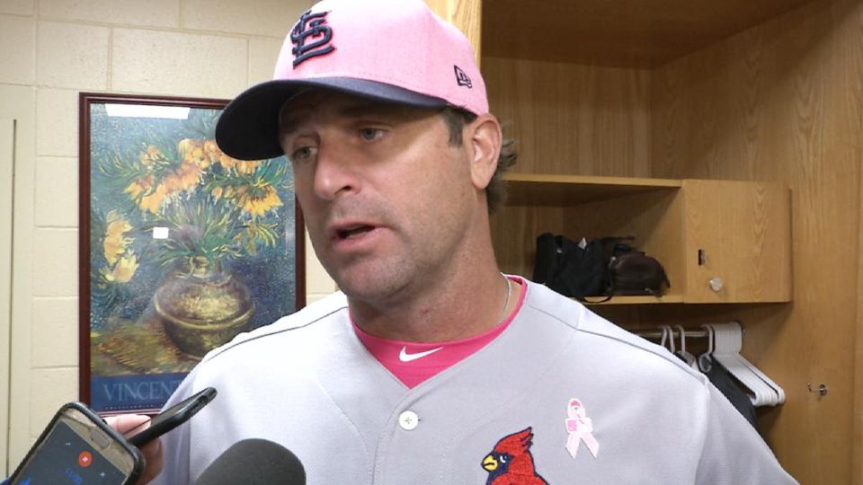 Matheny on Wainwright in loss