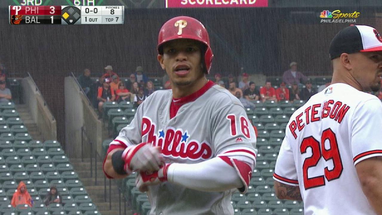 Hernandez's triple to right