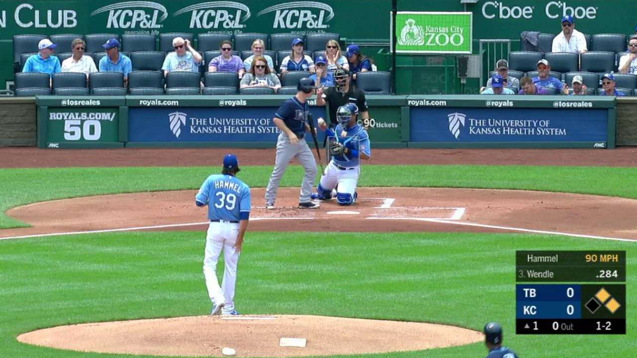 Jason Hammel Struggles Early In Loss To Rays Mlb Hammel Strikes Out Wendle