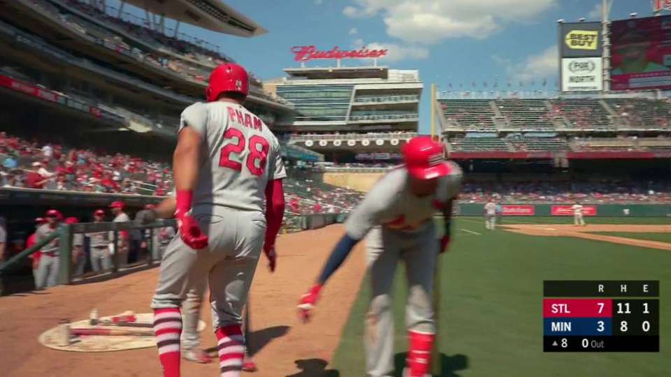 Pham's solo homer in the 8th