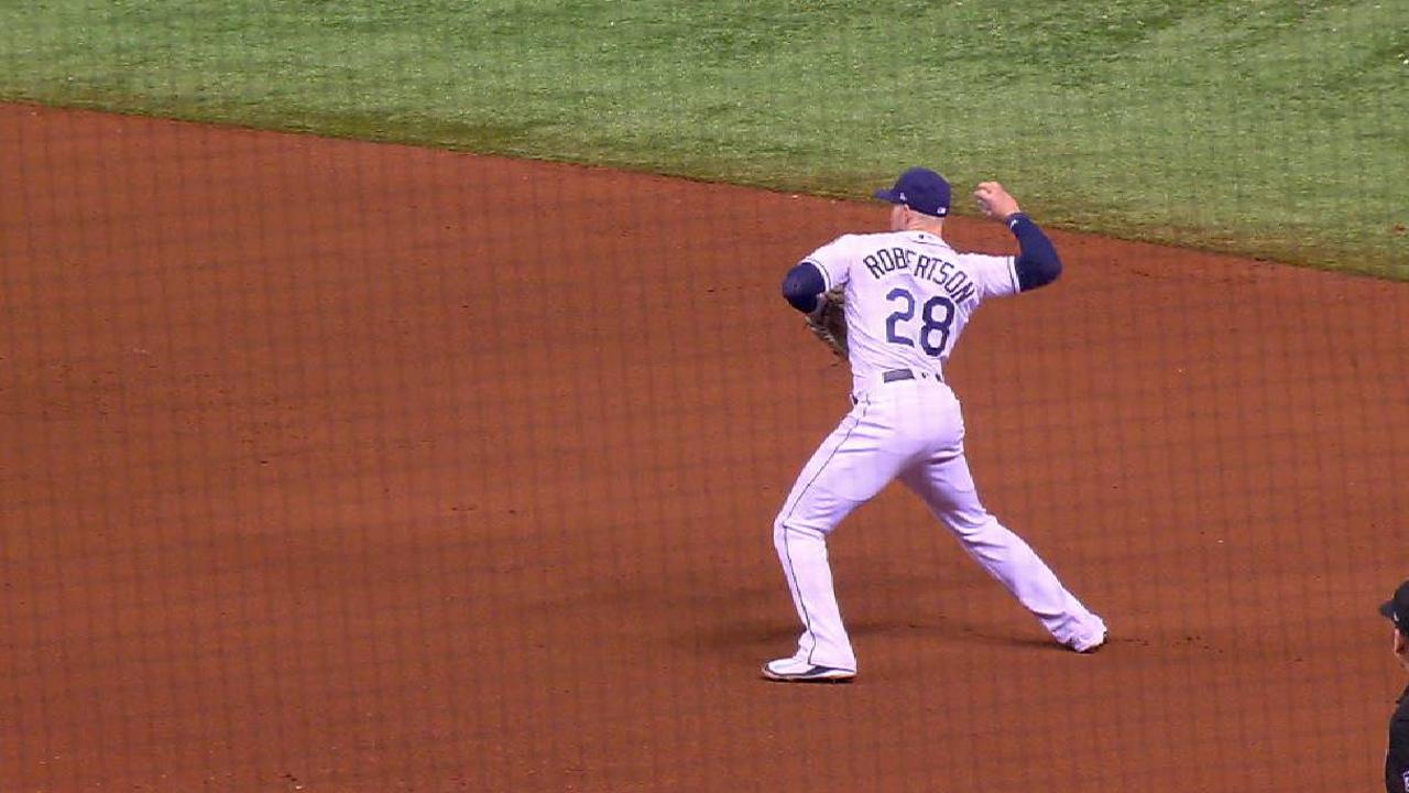 Robertson, Adames turn two