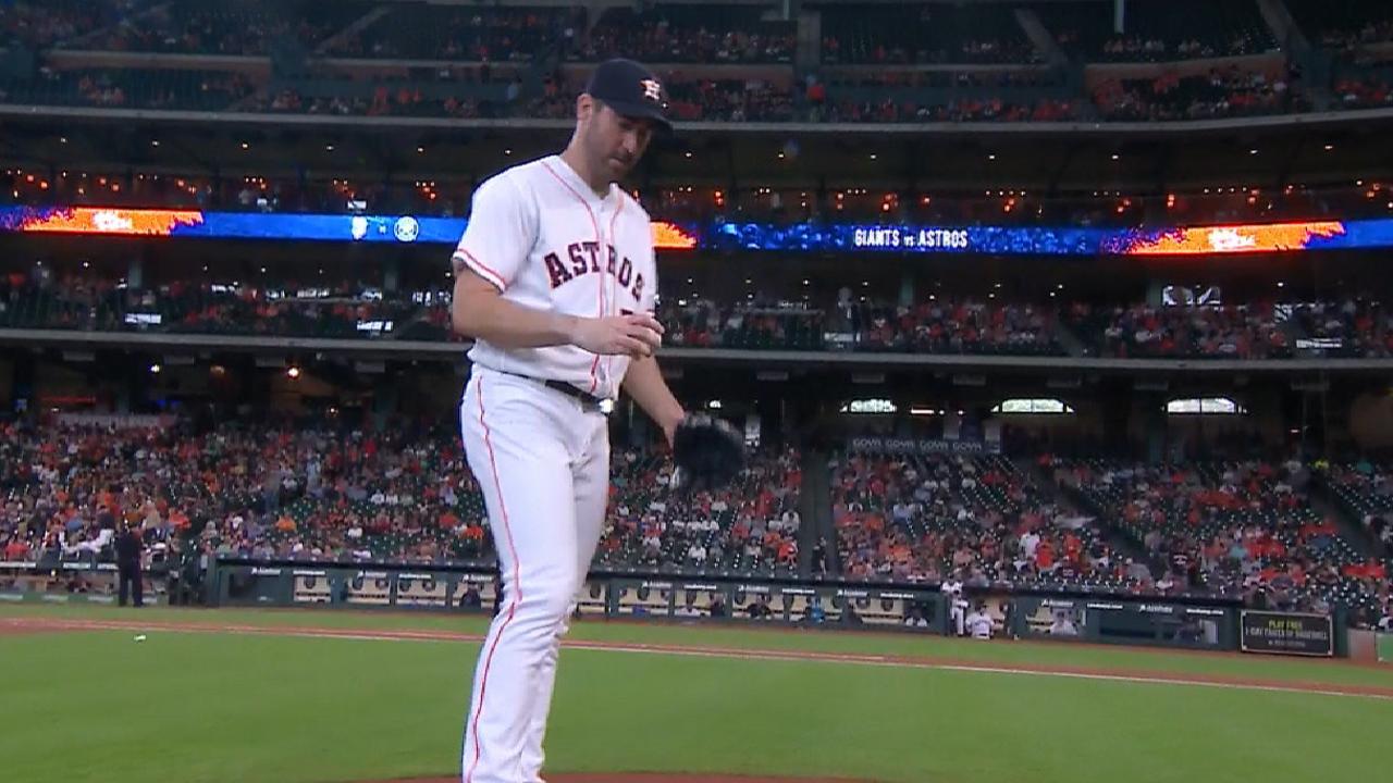 Verlander dominates with 9 K's