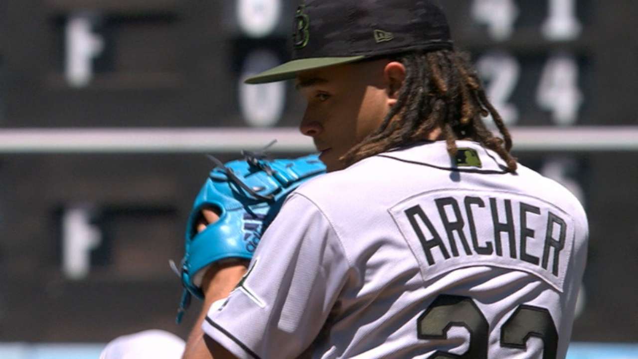 Archer's 7-strikeout performance