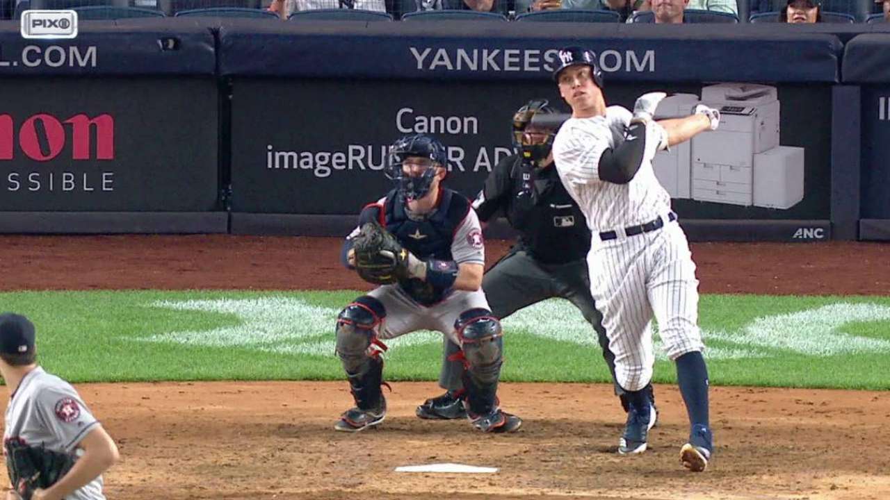 Judge's solo home run