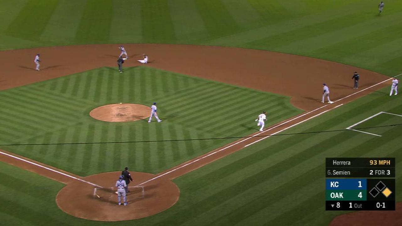 Herrera coaxes DP from Semien