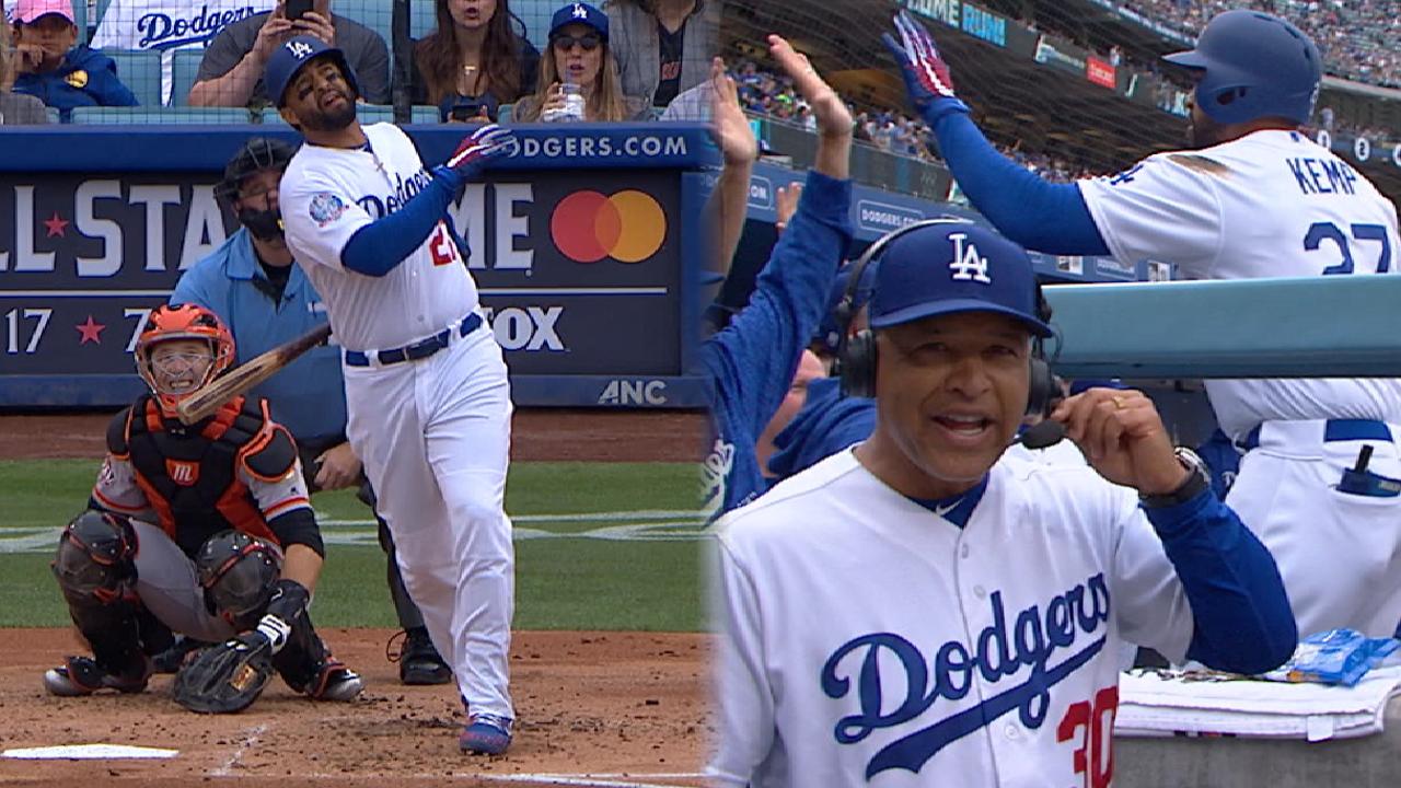 Kemp's solo home run