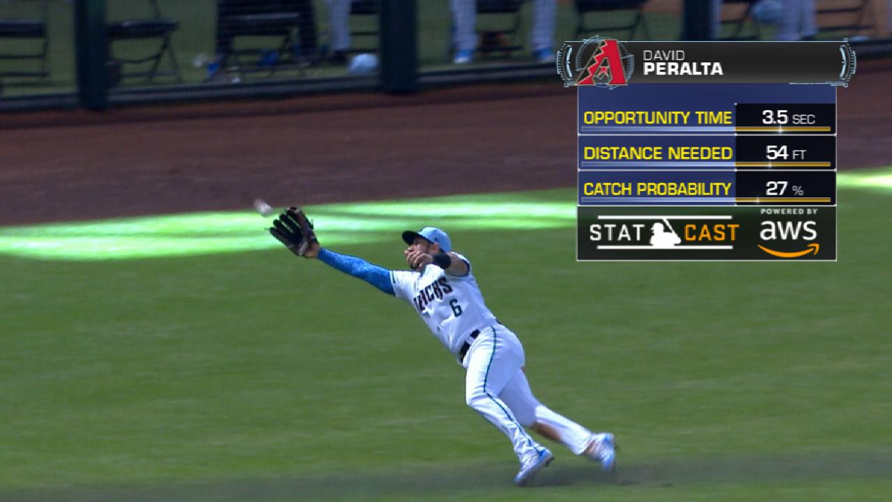 Statcast: Peralta's diving catch