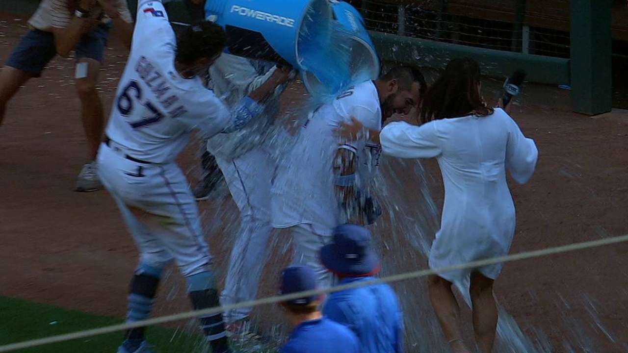 Rangers rookie Jose Trevino caps emotional Father's Day with walk-off hit