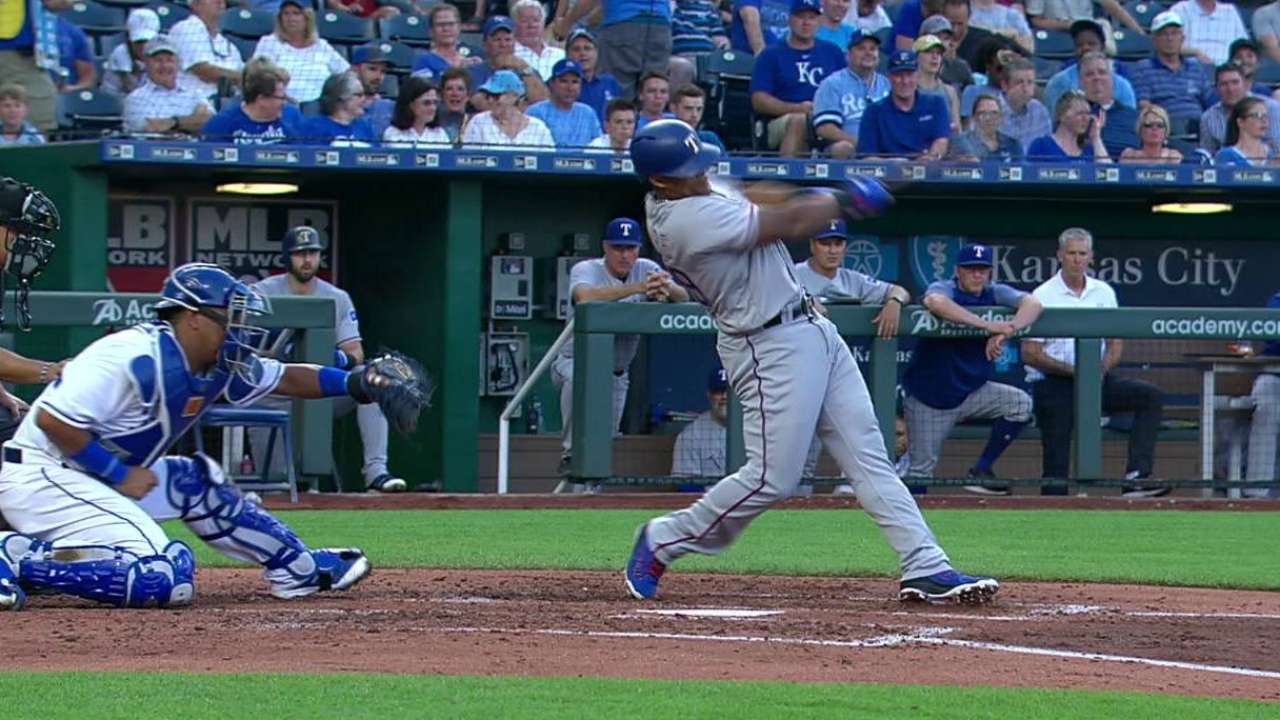 Beltre's 3-run blast to left