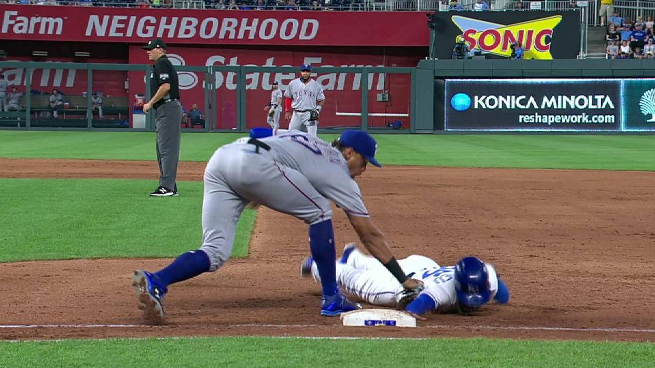 Colon picks off Merrifield