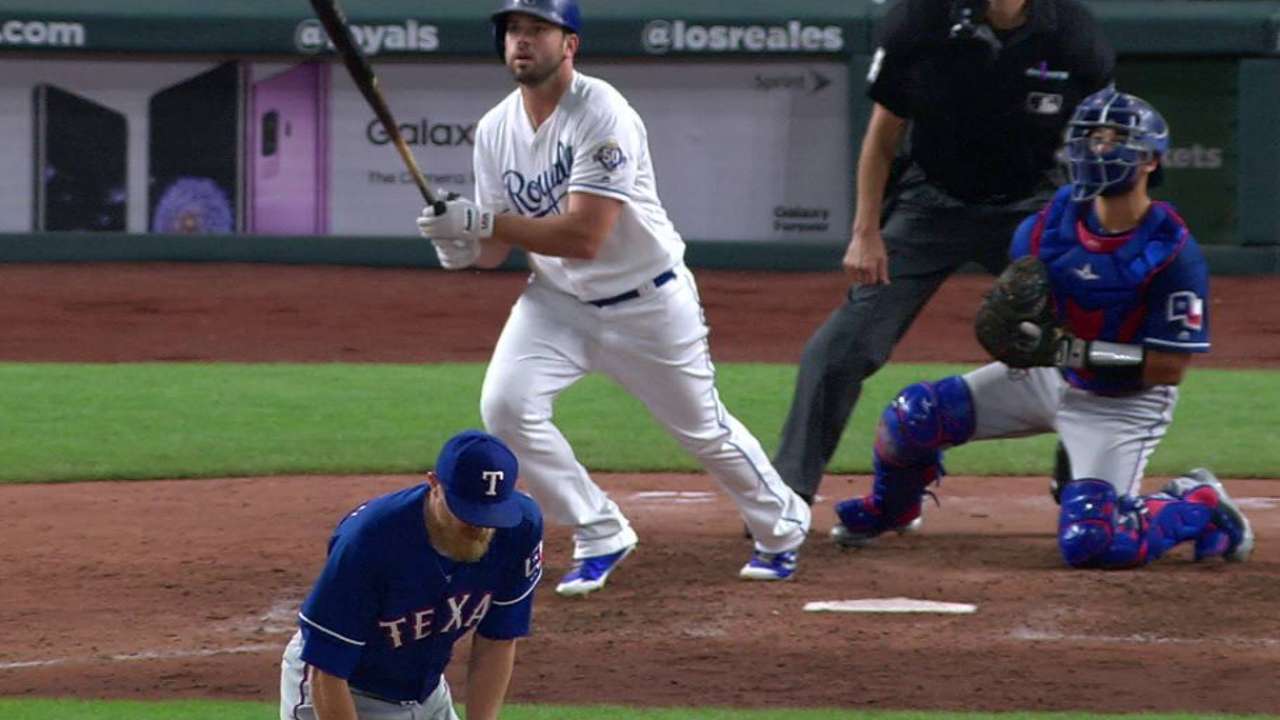 Moustakas' solo home run