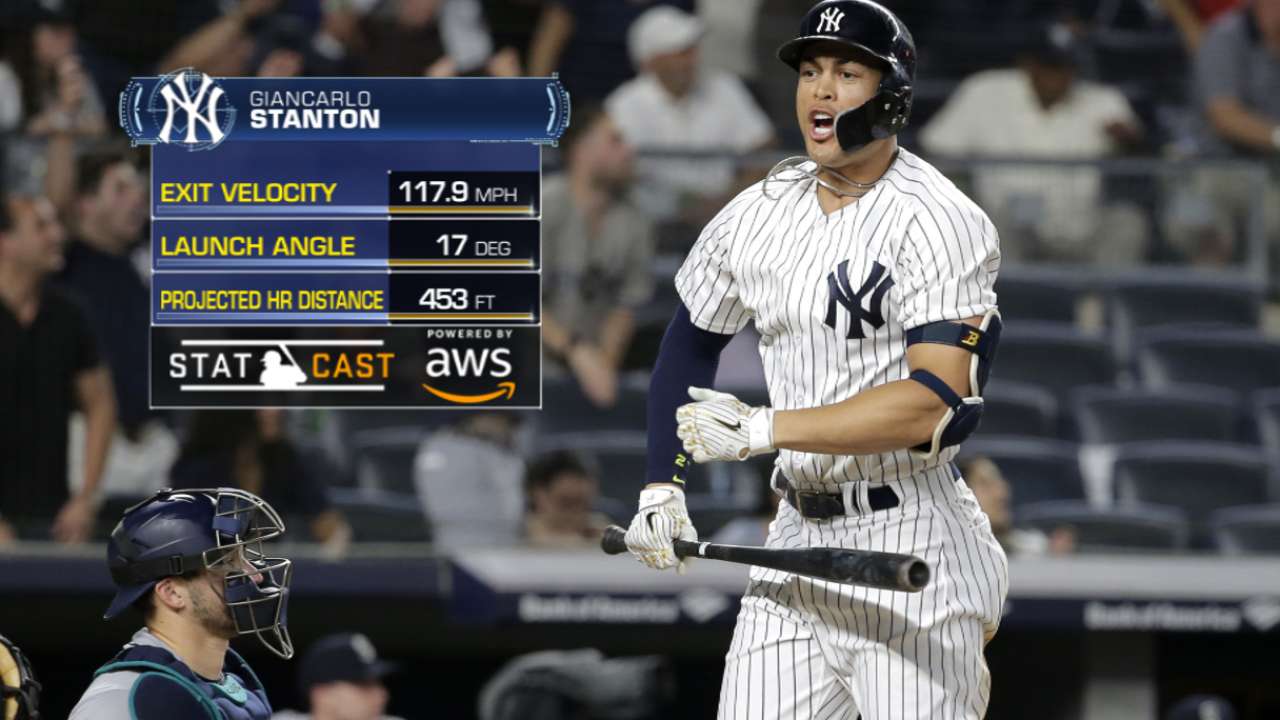 Inside Giancarlo Stanton's journey to becoming the exit velocity king - The  Athletic