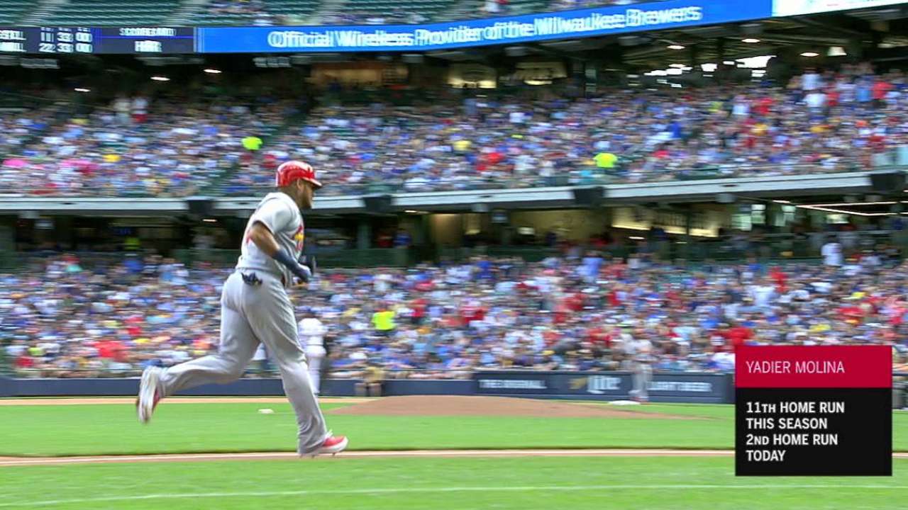 Molina's second homer