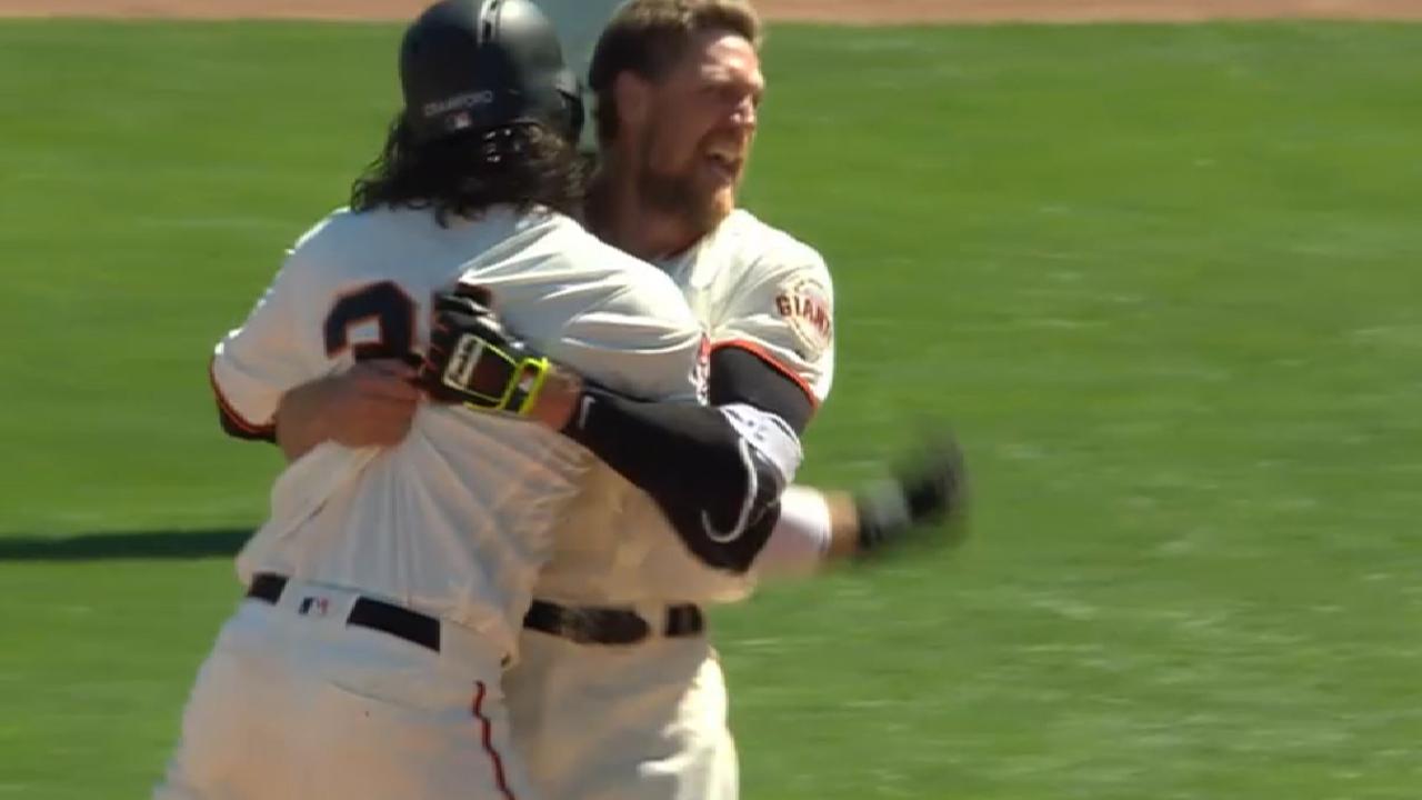 Final Score: Hunter Pence leads the offense in five-run outburst - McCovey  Chronicles