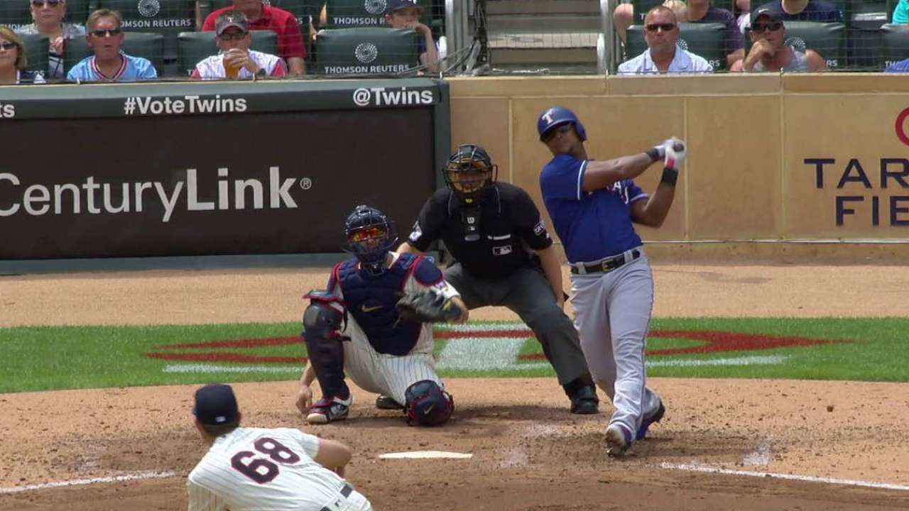 Beltre crushes a solo blast