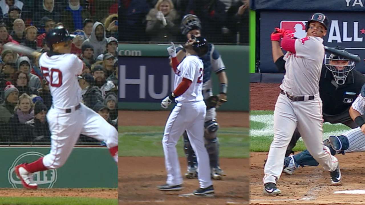 Red Sox's grand slams vs. Yanks