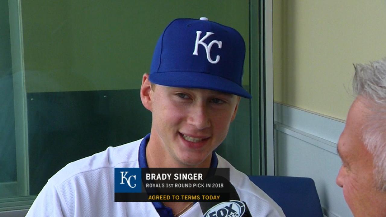 Singer on signing with Royals