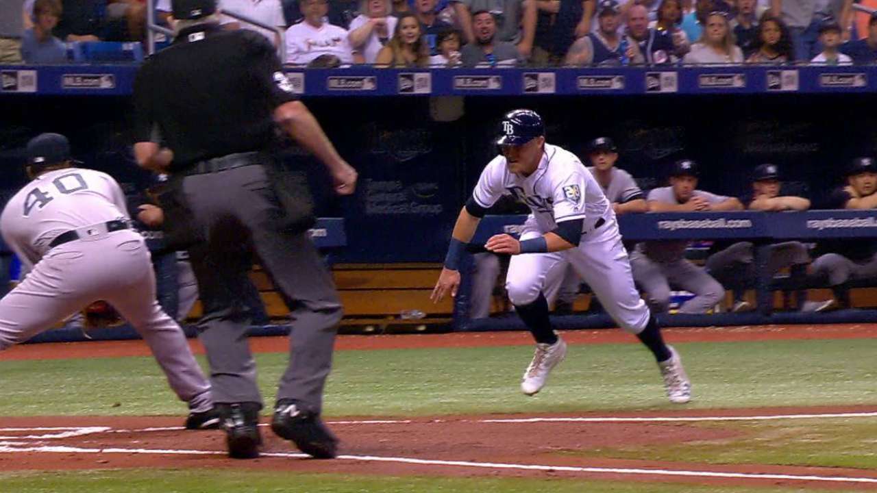Bauers' baserunning nets run
