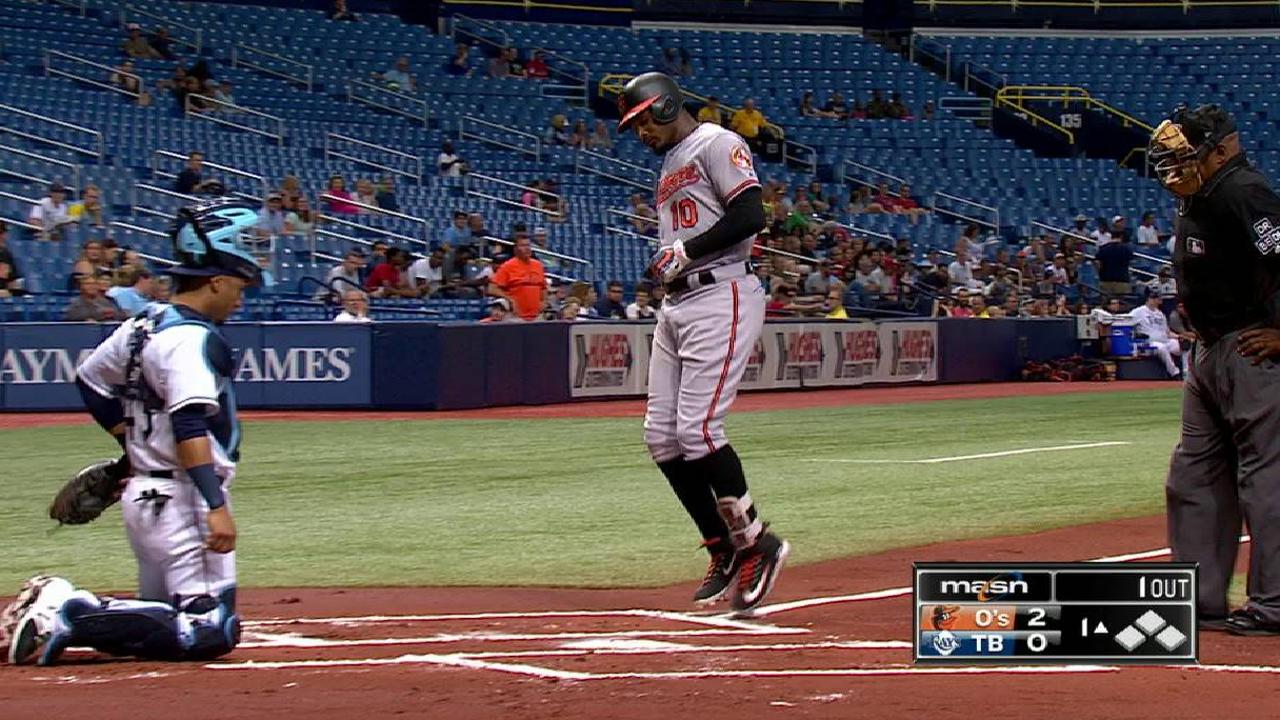 Jones' long solo home run