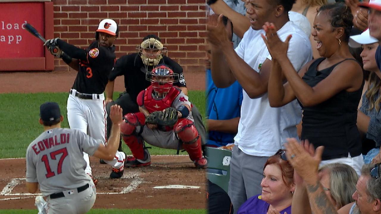 Orioles beat Red Sox in 11 as protests rage outside