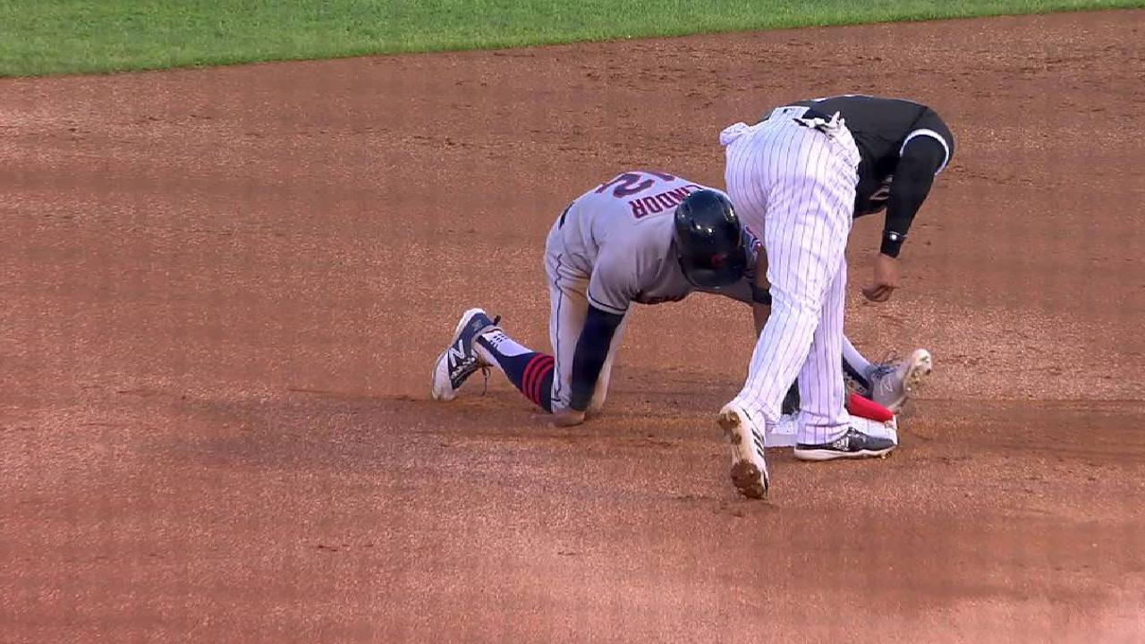 Lindor swipes second