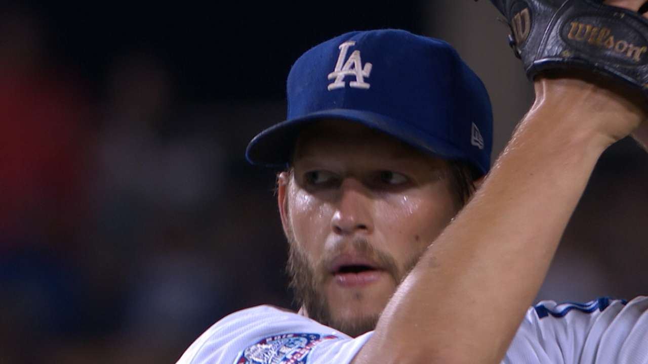 Kershaw K's 9 over 8 innings