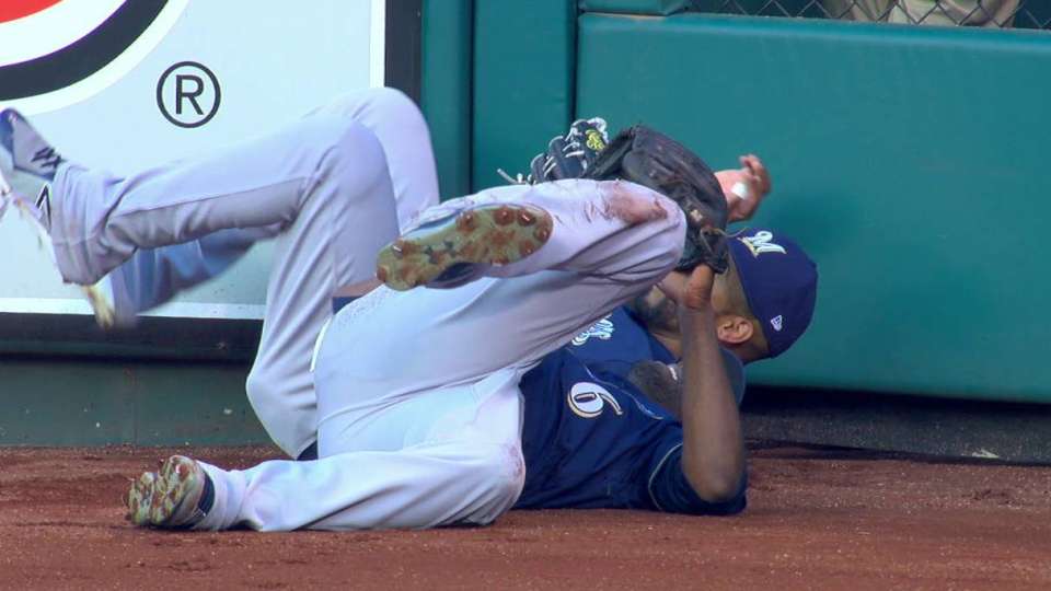 thames makes catch, collides