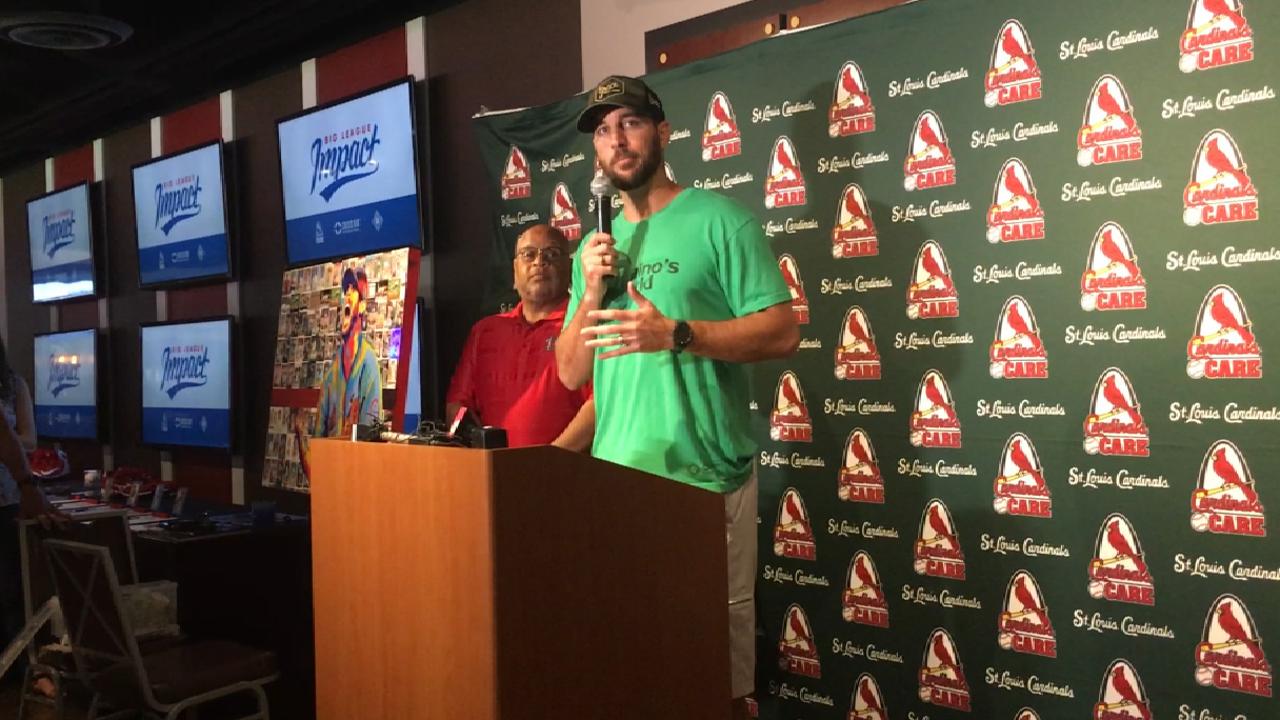 Adam Wainwright, Luke Weaver, and Big League Impact visit the