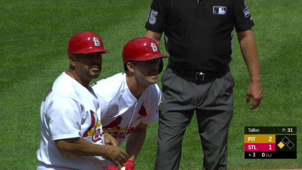 Poncedeleon triples for 1st hit