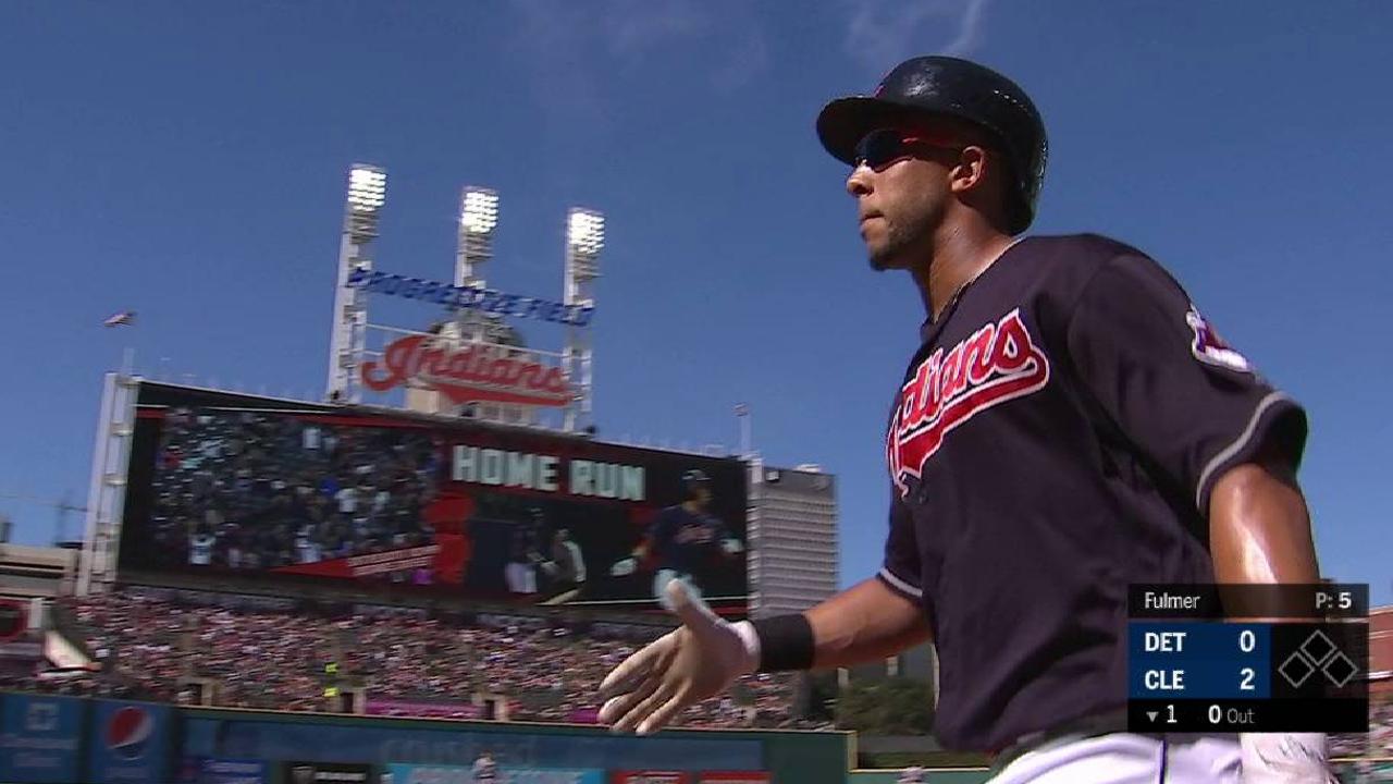 Brantley's solo jack to right