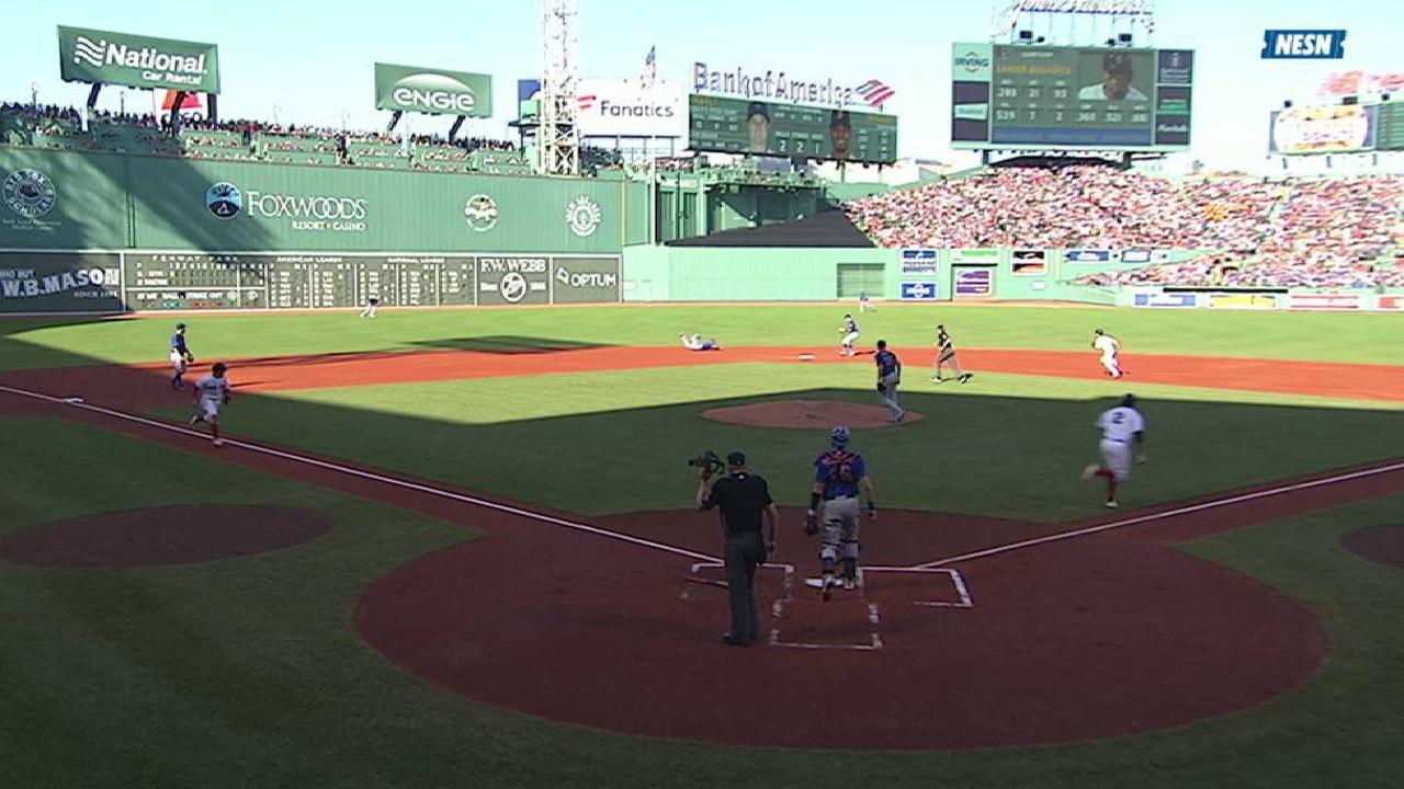 Bogaerts' RBI single to center
