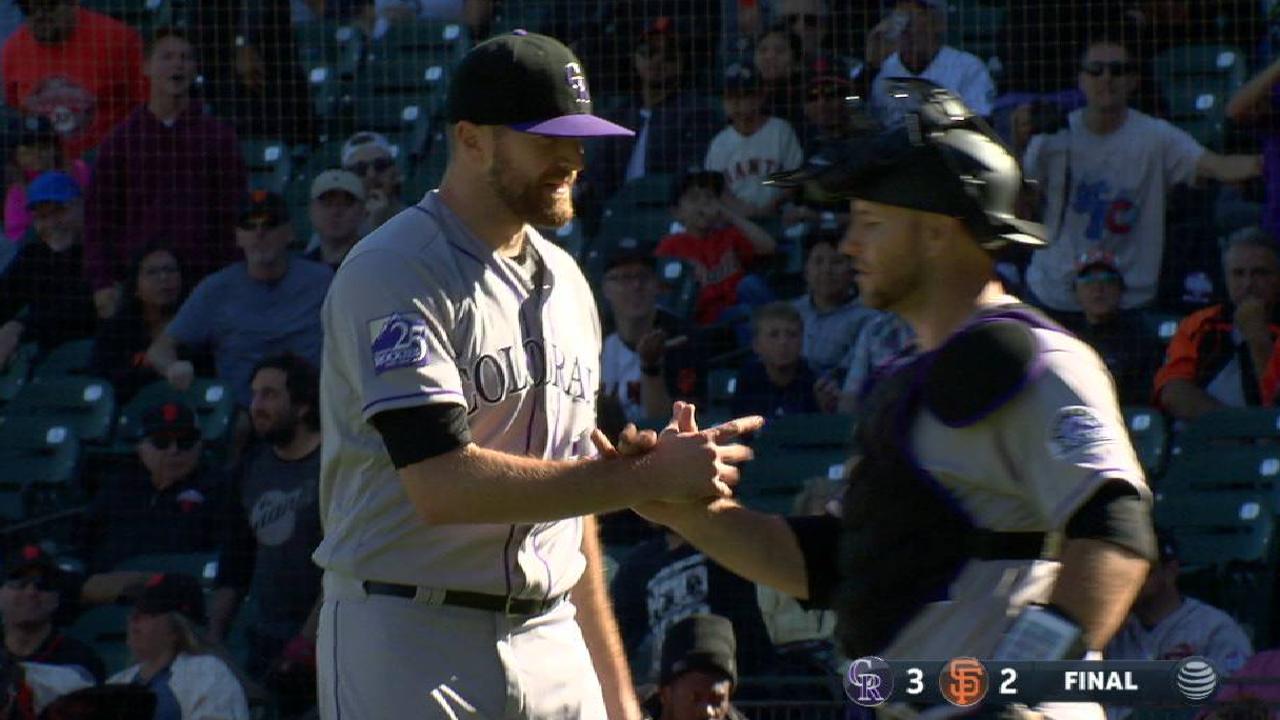 Davis' 40th save of the season