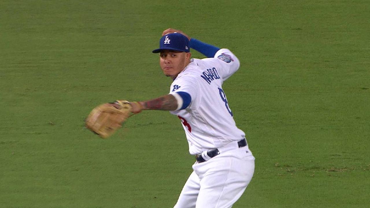 Machado's smooth sliding stop